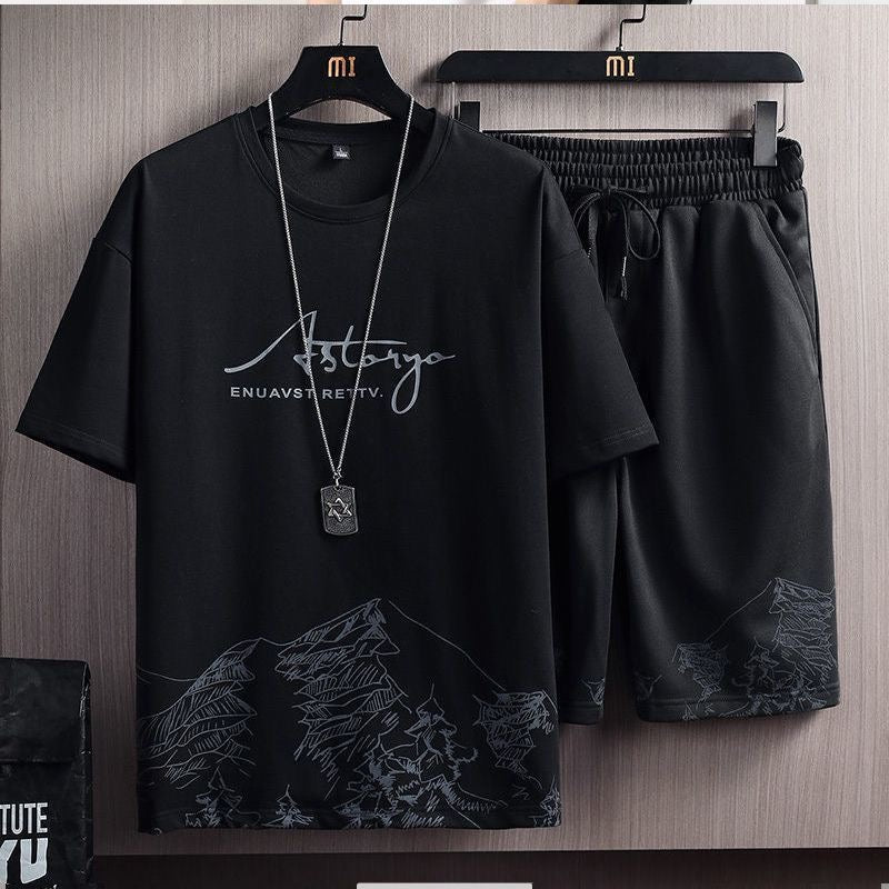 Men's Summer Thin Quick Drying wear | Men's Set With Short Sleeve Top