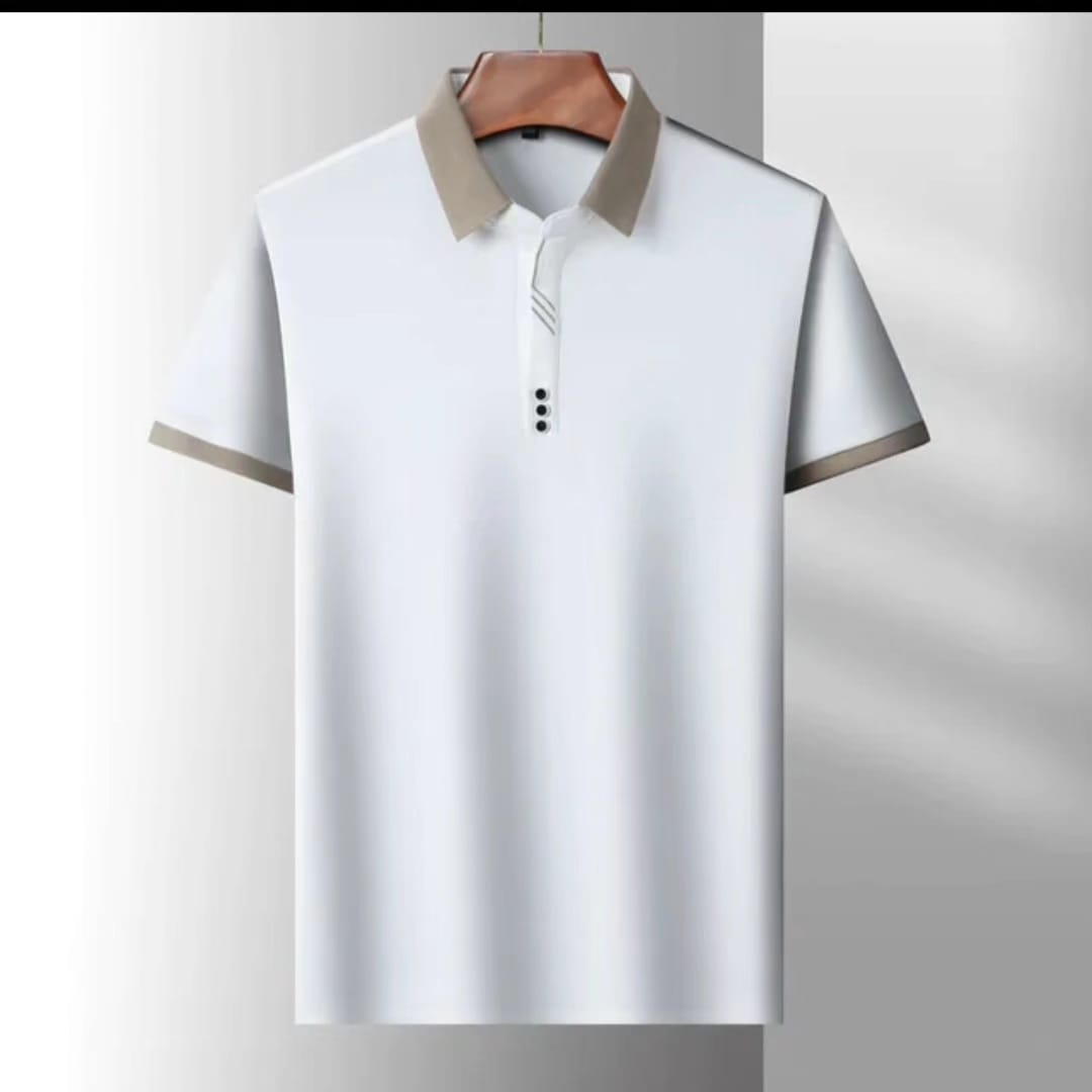 Men's Breathable Short Sleeve Polo Shirt